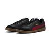 Fußballschuh PUMA "KING 21 IT Fußballschuhe Erwachsene", Gr. 42, schwarz schwarz crimson rot, Obermaterial: Synthetik, Kuhleder; Futter: Synthetik; Innensohle: Textil; Laufsohle: Gummi, Schuhe