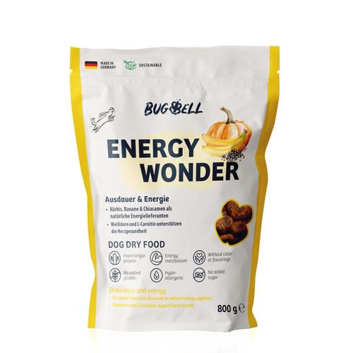 Sparpaket: 4x800g BugBell Trockenfutter Adult Gelb Energy Wonder Hundefutter trocken