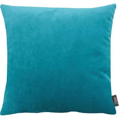 Dekokissen APELT "Arte" Gr. 1, blau (hellblau, unifarben), B:45cm L:45cm, Polyester, Dekokissen_Sitzkissen_Kissenhüllen, Kissenhülle mit Füllung, 1 Stück Image