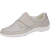 Klettschuh WALDLÄUFER "HENNI-Soft", Damen, Gr. 3,5 (36), silber (hellgrau, silberfarben), Nubukleder, Textil, sportlich, Schuhe, Komfortschuh, Schlupfschuh mit Klettverschuss, Weite H = sehr weit