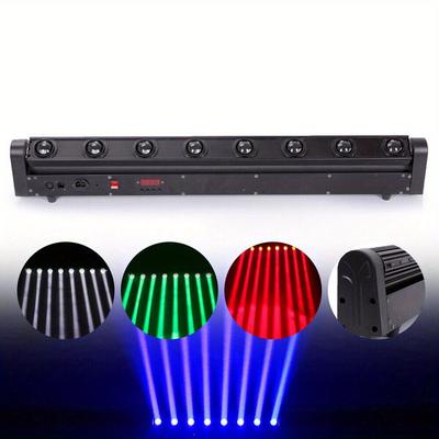 TEMU Rgbw Led Bar Moving Dmx 512 Dj 8x10w