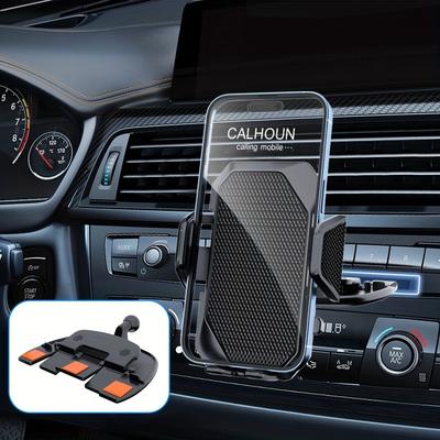 TEMU Abs Material Car Phone Holder For Cd Slot â€“ Universal Anti-shake Compatible With 4.7-7.2 Inch Smartphones, Adjustable & Rotatable For Most Vehicle