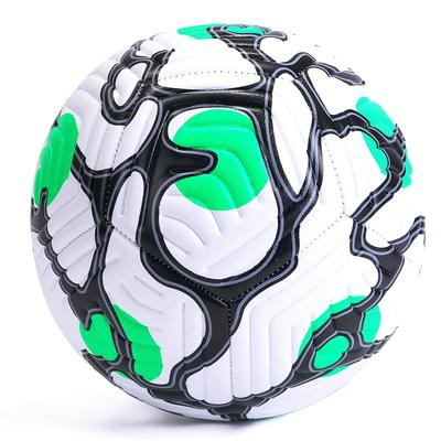 TEMU 1pcs Adult Professional Training Pu Football Player Suitable For Outdoor Entertainment, And , High Quality Design Explosion Proof Football Air Needle * 1 And Ball Net