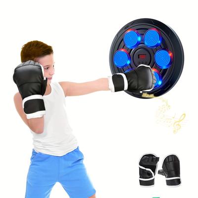 TEMU Punching Bag With Lights And Music, Rhythm Boxing , Universal Fit, Abs Material, Includes Gloves - Uncharged, 1 Pack