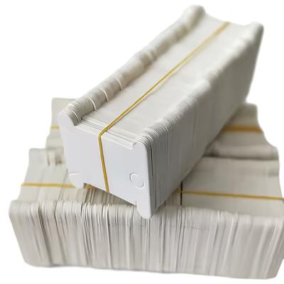 TEMU 200pcs White Embroidery Floss Organizer Cards - Diy Stitch Thread Winding Boards, Fishing Line & Jewelry Packaging, Cardboard With Easy Labeling