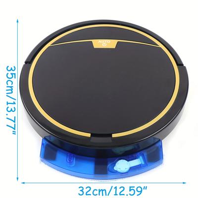 TEMU Rechargeable 15w Robot Vacuum Cleaner Microfiber Mop Floor Sweeper