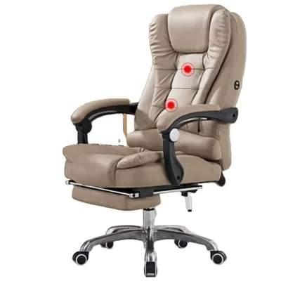 Computer Chair Home Sofa Office Chair Boss Chair Massage Foot Lifting Swivel Chair Modern Simple Seat Chair