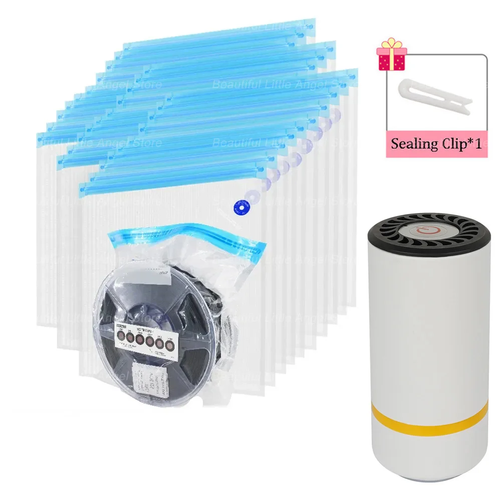 Vakuumversiegelte Lebensmittelbeutel, Vakuumbeutel für 3D-Drucker, PLA/ABS/TPU, Filamenttrockner, sichere, feuchtigkeitsbeständige Versiegelungsbeutel Image