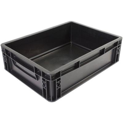 Lagerbehälter mit Unterfassgriff, esd, 600 x 400 x 120 mm - Wetec Image