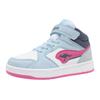 Sneaker KANGAROOS "K-CP Hogan EV", Gr. 33, blau sky, daisy pink, Synthetik, Textil, sportlich, Schuhe