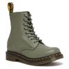 Schnürboots DR. MARTENS "1460 Pascal", Damen, Gr. 37, grün (khaki), Leder, modisch, Schuhe, Boots, Festivalschuh mit 8 Loch Schnürung