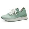 Slip-On Sneaker TAMARIS, Damen, Gr. 38, grün (mint), Textil, sportlich, Schuhe, Freizeitschuh, Halbschuh, Slipper mit dezentem Farbverlauf