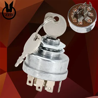 4position 7terminal Lawn Mower Ignition Switch 725-1717 925-1717 140301 92556 092556MA 532140301 for Briggs & Stratton