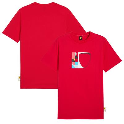 Scuderia Ferrari Race Graphic Sheild T-Shirt von Puma – Rot Image