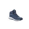 Wanderschuh JACK WOLFSKIN "WOODLAND 2 TEXAPORE MID W", Gr. 39,5, blau, Textil, Synthetik, sportlich, Schuhe, wasserdicht