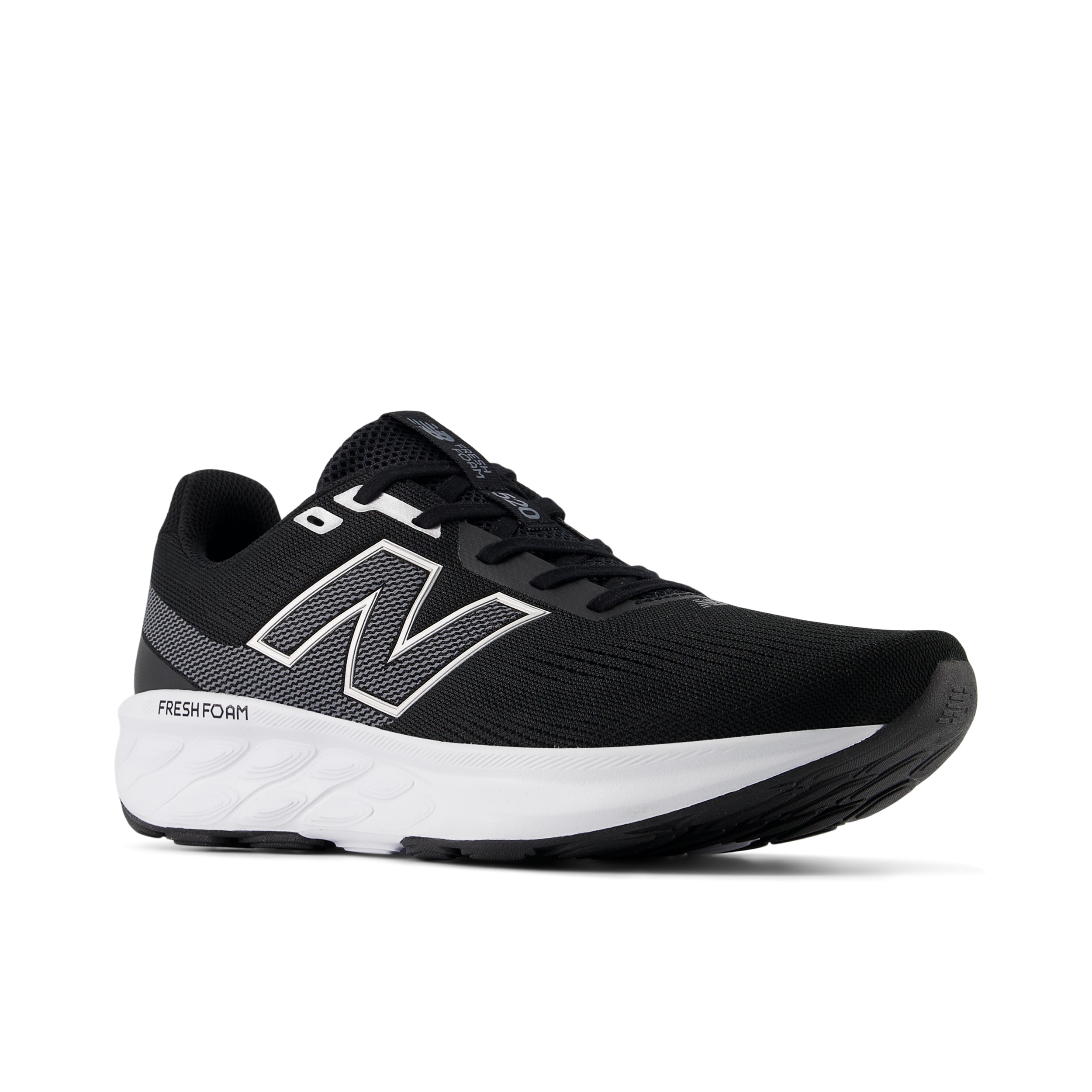 Laufschuh NEW BALANCE "520", Damen, Gr. 47,5, schwarz (noir), Synthetik, Textil, Schuhe Laufschuh