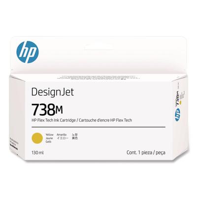 HP HP 738M (A24VPA) Original Designjet Ink Cartridge, Yellow (HEWA24VPA)