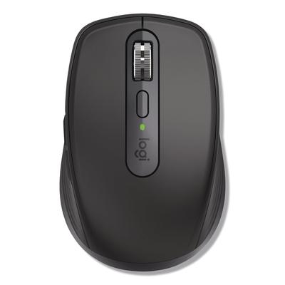 Logitech MX Anywhere 3S For Business Wireless Mouse, 33 ft Wireless Range, Right Hand Use, Graphite (LOG910006956)