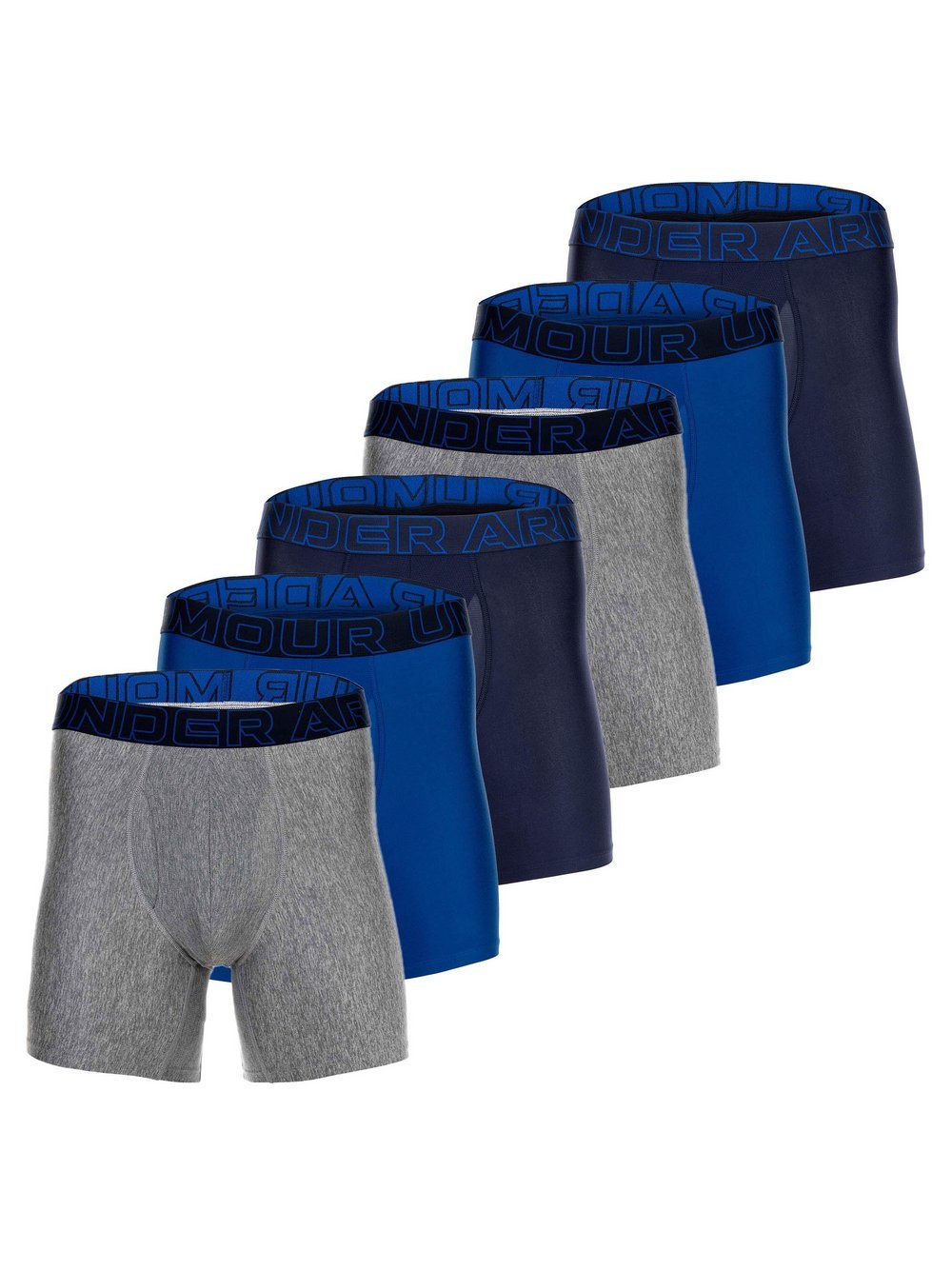 Under Armor Boxershort 6er Pack Herren mehrfarbig, L Image