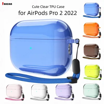 Für Airpods Pro Fall klare weiche TPU-Abdeckung drahtlose Bluetooth-Kopfhörer-Schutzhülle für Airpod Pro 2 Silikon-Softcover Image