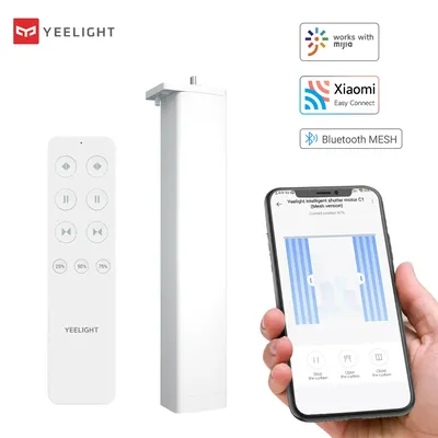 Yeelight wireless smart Electric Curtain Motor Auto Motorized Status Track Timing Mihome APP Remote