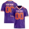 Customized Team Name Number Name Rugby T-shirt Personalized DIY V Neck Purple Mens Sports T Shirt
