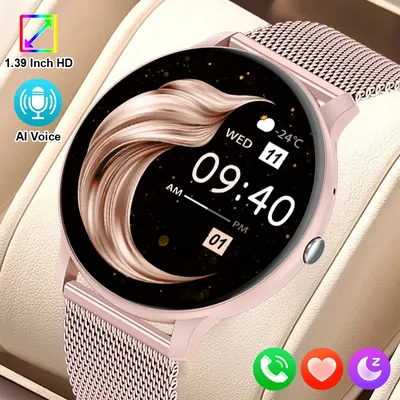 LIGE Bluetooth Smart Uhr Frauen Zifferblatt Anruf Uhren Männer Sport Fitness Herz Rate Tracker Wasserdichte Smartwatch Für Android IOS Image