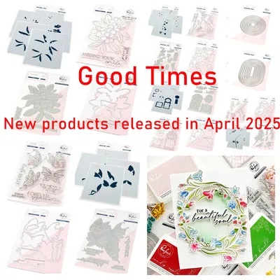 English Words Stamps Dies Big Type Greetings Die Stamps 2025 New Metal Cutting Dies Stencils