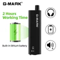 Amplificatore per monitor in-ear G-MARK P3 Batteria al litio incorporata in metallo Amplificatore per cuffie portatile personale da cintura Stereo/Mono