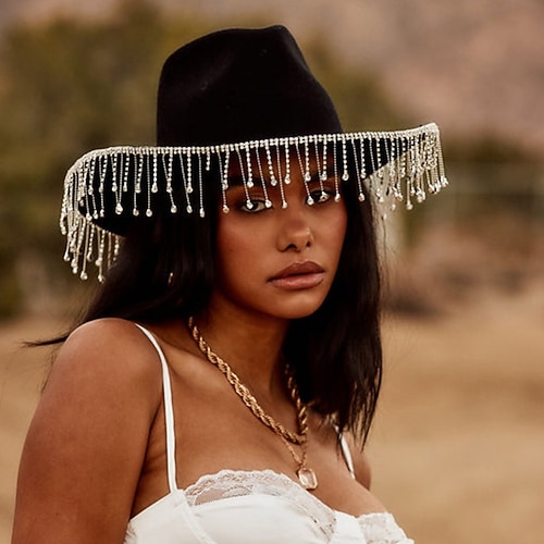 FUTURA SPOSA Halloween Cappello da Cowboy Accessori per la festa di addio al nubilato Adulti Per uomo Per donna Halloween Carnevale Matrimonio Addio al nubilato Addio al Nubilato Costumi di Halloween