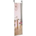 Goplus - 2 in 1 Specchio da Parete, Specchio Appendere alla Porta con Cornice in Lega di Alluminio