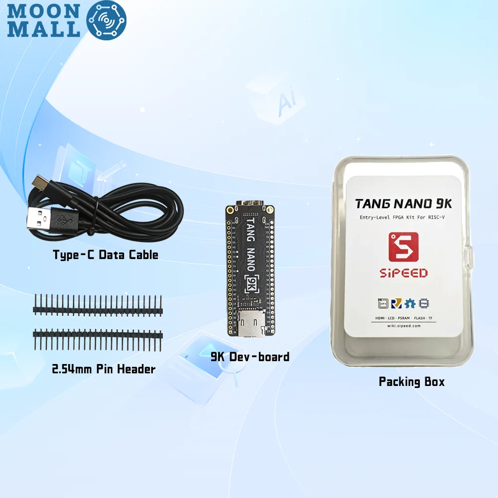 ﻿ Sipeed Tang Nano 9K FPGA Development Board GOWIN GW1NR-9 RISC-V HDMI kit