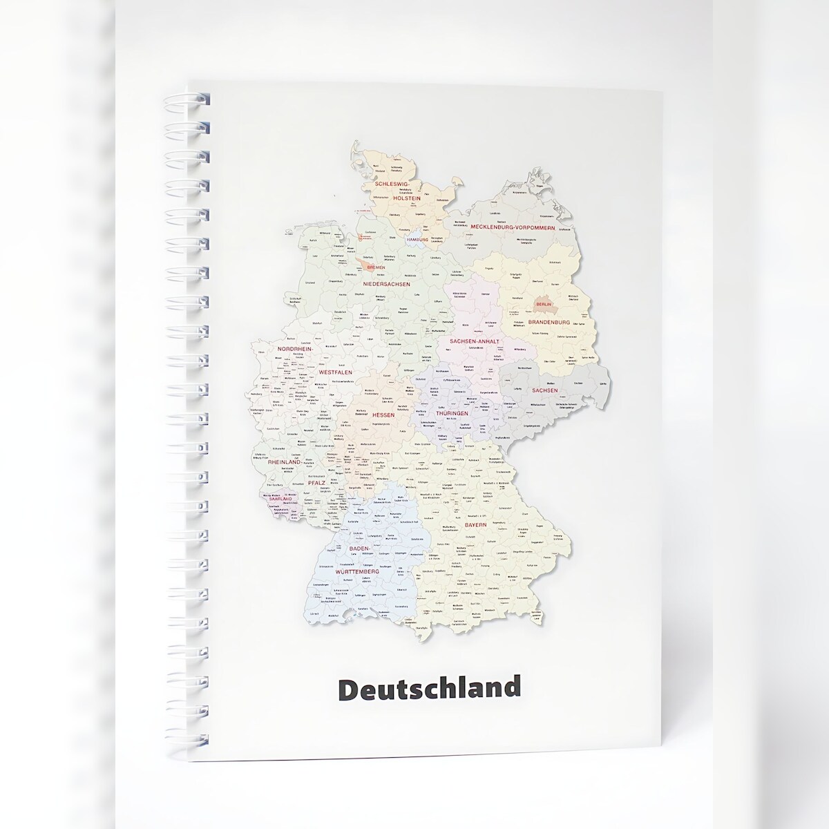 ADINA Premium Collegeblock "Deutschland" A4 blanko 80 Blatt 90g/qm Image