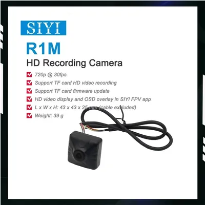 SIYI R1M Recording FPV Camera 1080 30fps Ethernet Port IP Camera Compatible with HM30 MK15 MK15E Air