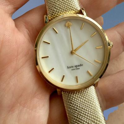 Kate Spade Accessories | *As Is* Gold Metallic Shimmer Kate Spade Watch | Color: Gold | Size: Os
