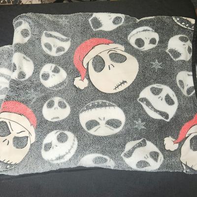 Disney Bedding | Disney Nightmare Before Christmas Blanket | Color: Black/Red | Size: King