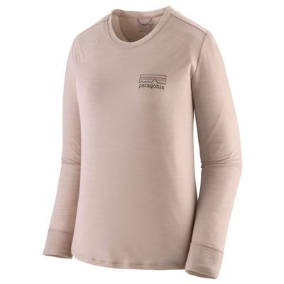 Patagonia - Women's L/S Cap Cool Merino Graphic Shirt - Merinoshirt Gr M braun/rosa Image