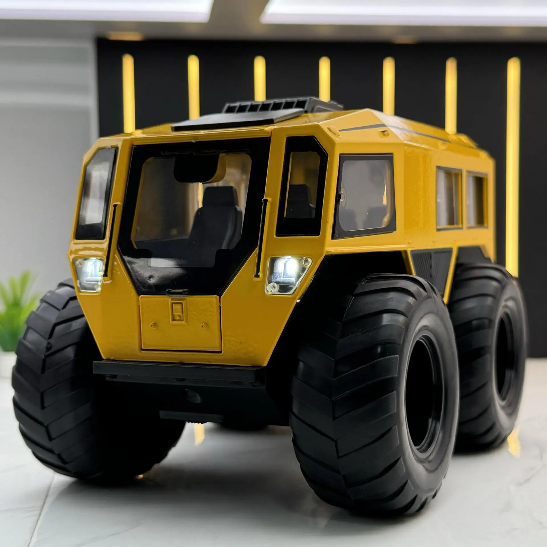 Sherp ATV-Modellauto im Maßstab 1:24 mit LED-Leuchten – realistische Details für das Abenteuerspiel von Kindern – Cross-Country-Spaß, Spielzeugfahrzeug Image