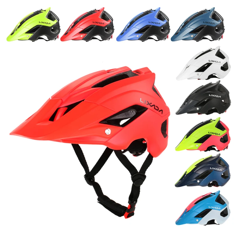 Fahrrad helm integriert in Form PC-Schale leichte 13-Entlüftung Männer Frauen verstellbare Fahr sicherheit Kopfschutz MTB Helm Image
