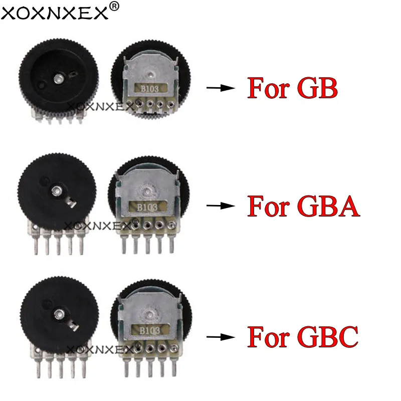 Xoxnxex 1pcs Ersatz-Lautstärke regler für Game Boy gb gba gbc Motherboard-Potentiometer Image
