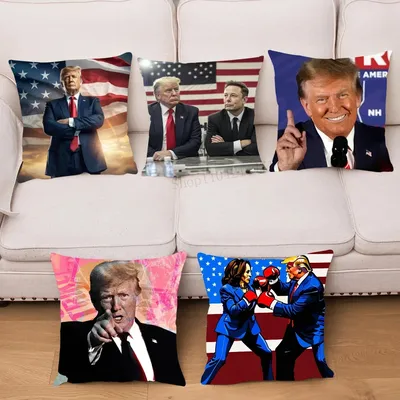 1pc Trump Kissen Fall Platz Schlafzimmer Sofa Freizeit Komfort Kissen Auto Wohnzimmer Hause Image