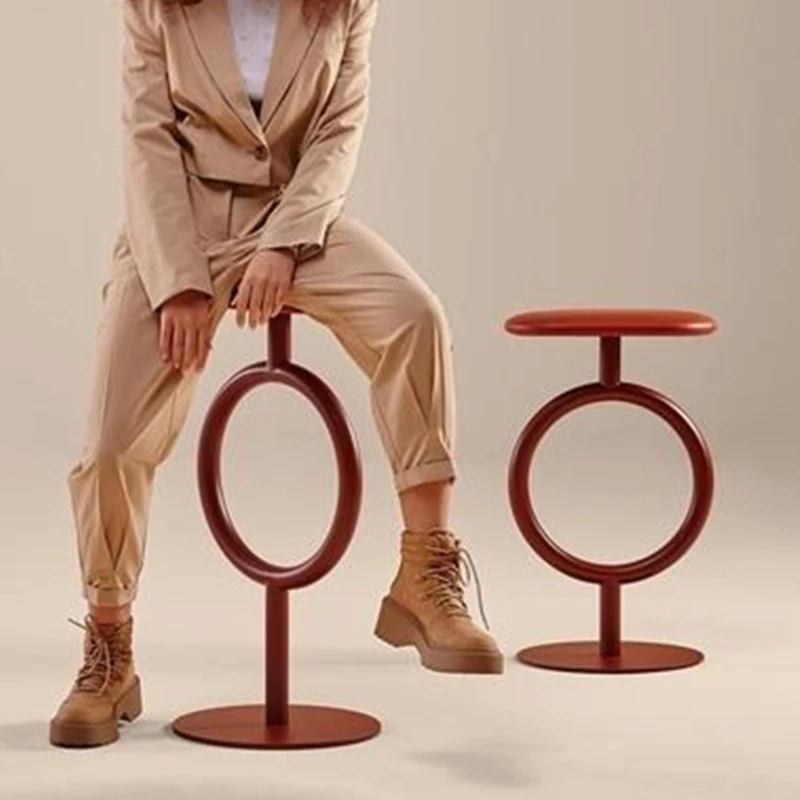 Design Barstühle Moderne Hochstühle Kunst Luxus Küchenhocker Minimalismus Innenstuhl Kreative Hauszubehör Home Bars Image