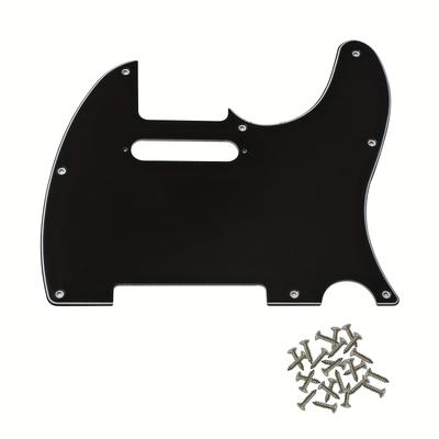 TEMU 8-hole Tl Electric Guitar Guard Plate Anti Scraper, Suitable For Standard Fd Tl Electric Guitars, In Multiple Colors, With Guard Plate Installation Screws