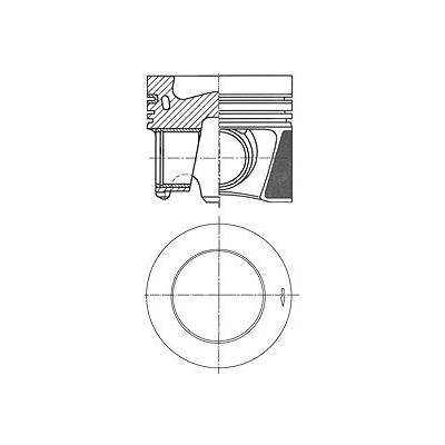 Kolbenschmidt Kolben [Hersteller-Nr. 41862610] für VW Image