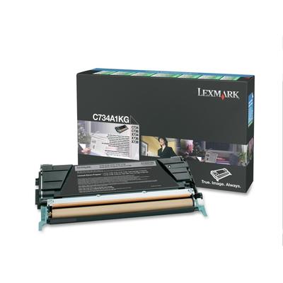Original Lexmark C734A1KG Toner Schwarz Image