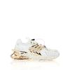 Sneaker PLEIN SPORT "The Thunder Stroke Gen.x.02.", Gr. 41, Normalschaft, 0116, weiß, gold, Schuhe