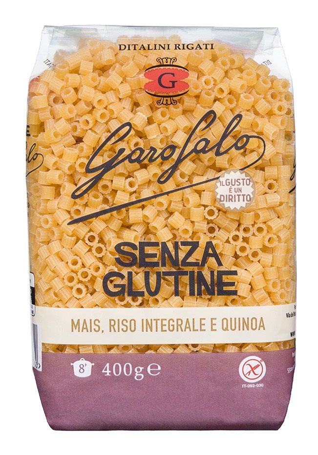 Ditalini Rigati Senza Glutine - Pasta Garofalo 400 g