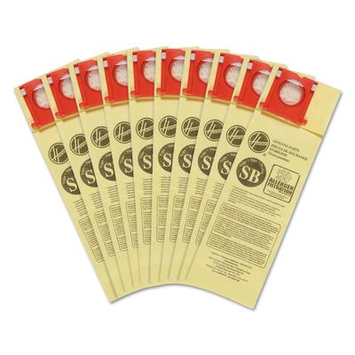 Hoover Commercial Disposable Vacuum Bags, Allergen SB, 10/Pack (HVRAH10170)