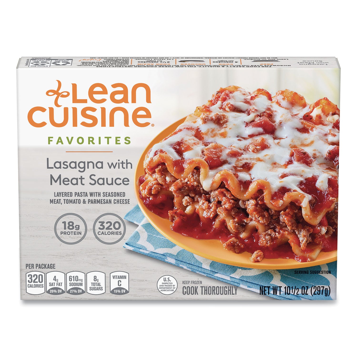 Lean Cuisine Favorites Lasagna with Meat Sauce, 10.5 oz Box, 3 Boxes/Pack, Ships in 1-3 Business Days (GRR90300127)