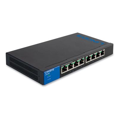 LINKSYS Business Desktop Gigabit Ethernet Switch, 8 Ports (LNKLGS108)